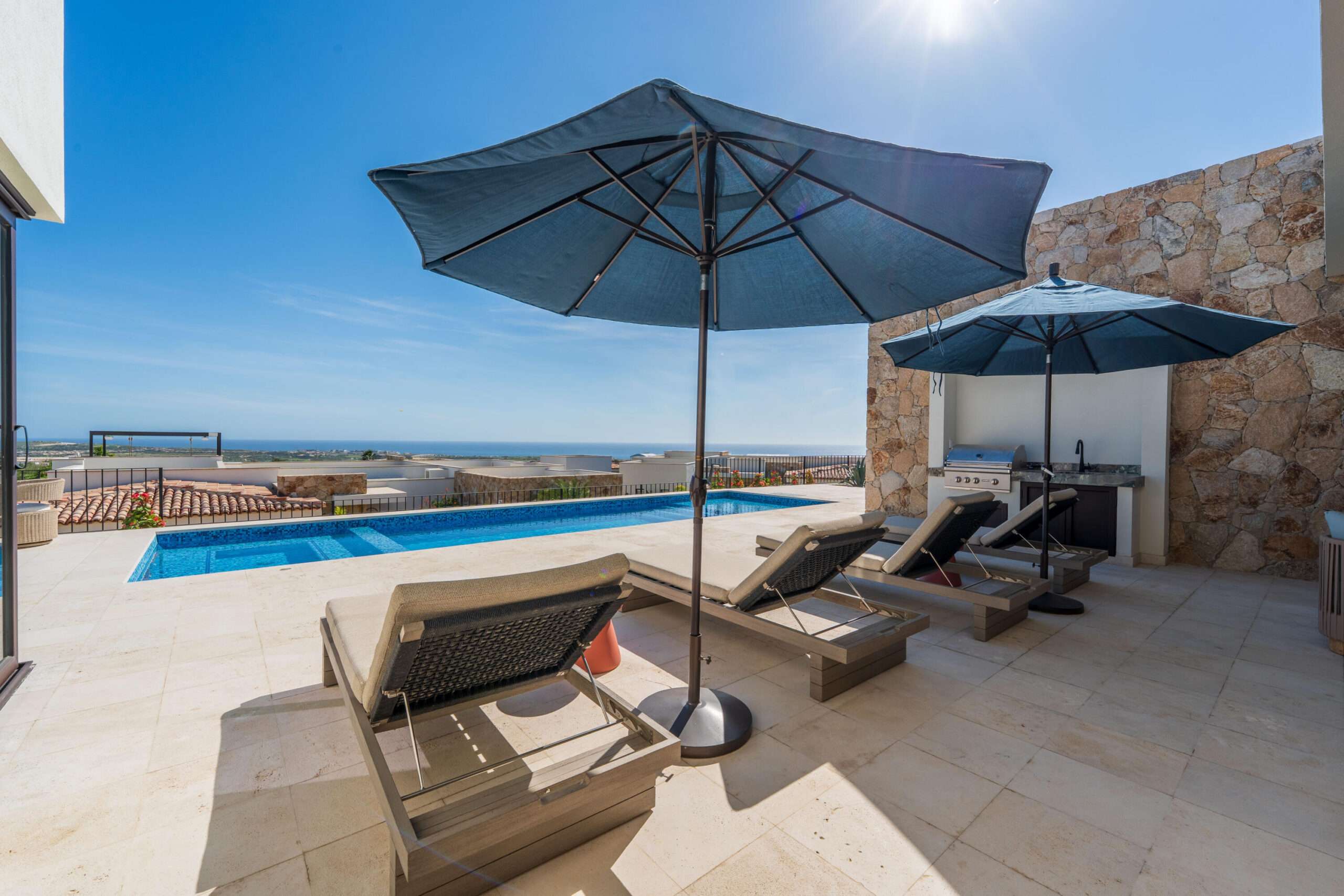 Cabo Golf Las Terrazas Discover elevated coastal living at Las Terrazas 14 in Diamante, Cabo San Lucas. This fully furnished and equipped home features 4 bedrooms, 4.5 baths, a spacious living and dining area, and a large gourmet kitchen perfect for hosting. Enjoy your private pool with wide-open for sale